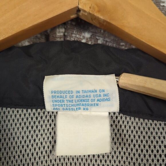 Vintage Adidas Trefoil 1/4 Zip Windbreaker Jacket Hidden‎ Hood Size Medium - Picture 15 of 16